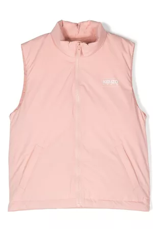 Kenzo Logo-print sleeveless padded gilet