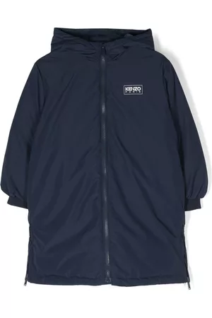 Kenzo Logo-print zipped padded coat