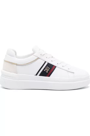 Tommy Hilfiger Essential Stripes lace-up Sneakers - Farfetch