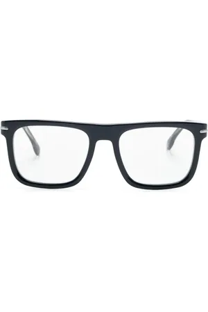 Carrera Stripe-detail square-frame glasses