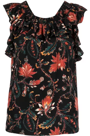 ULLA JOHNSON Tulip floral-print blouse