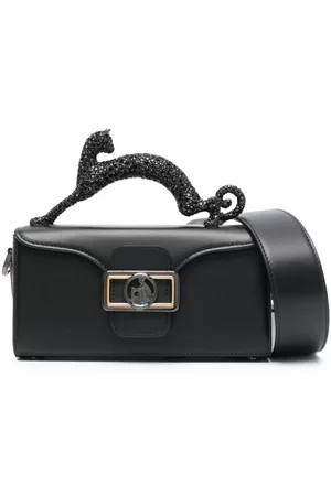 Lanvin Pencil Cat rhinestone-embellished shoulder bag