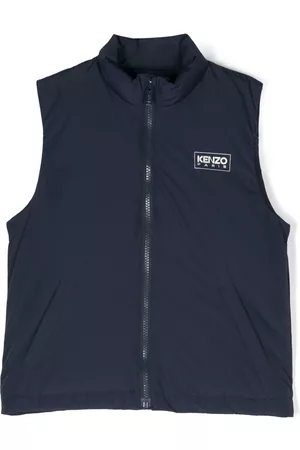 Kenzo Logo-print sleeveless padded gilet