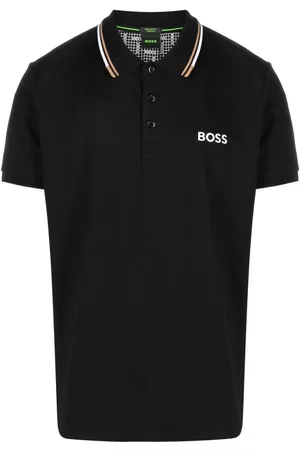 HUGO BOSS Logo-embroidered polo shirt