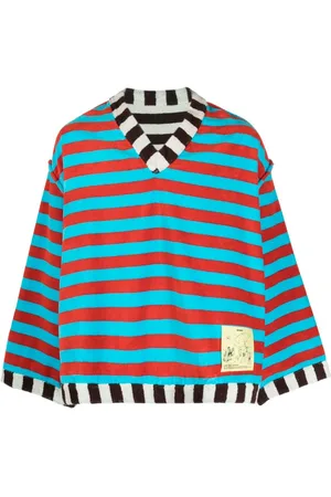 SUNNEI Stripe-print long-sleeved top