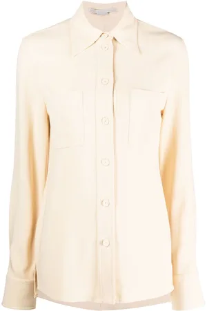 Stella McCartney Pointed-collar button-up shirt