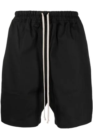 Rick Owens Drawstring cotton-blend shorts