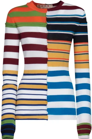 Marni Patchwork striped jumper