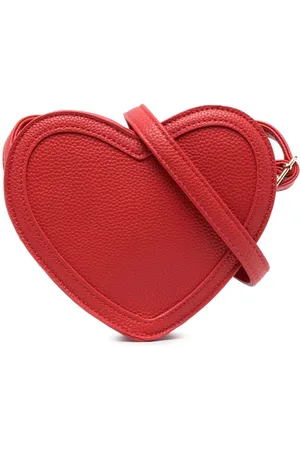 Molo Heart-shape pebbled shoulder bag