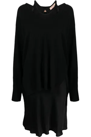 Twin-Set Layered jumper dress