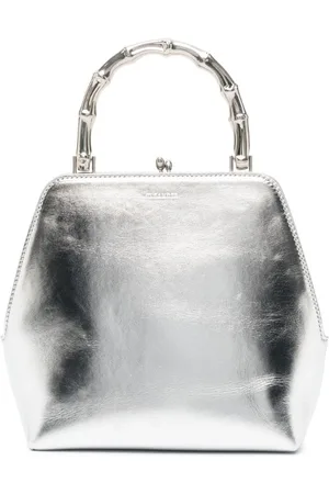 Jil Sander Goji Bamboo Square leather tote bag