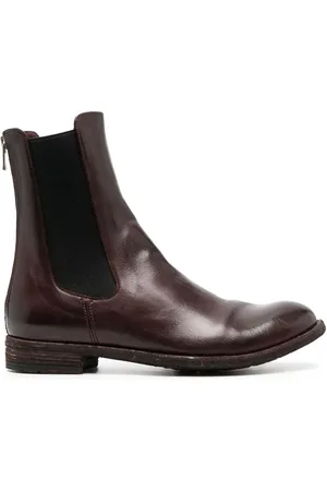 Officine creative Elasticated-panels leather boots