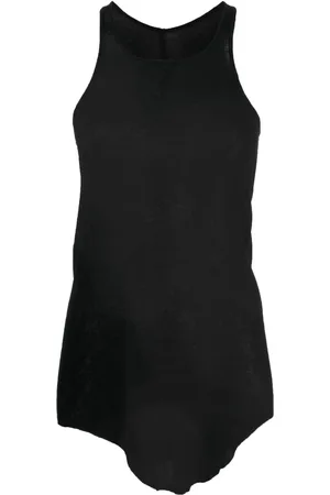 Rick Owens Round-neck cotton tank top