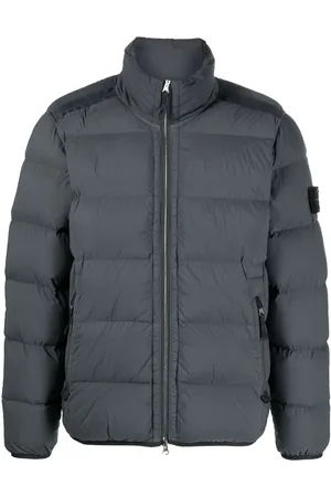 Stone Island Compass-patch padded down jacket
