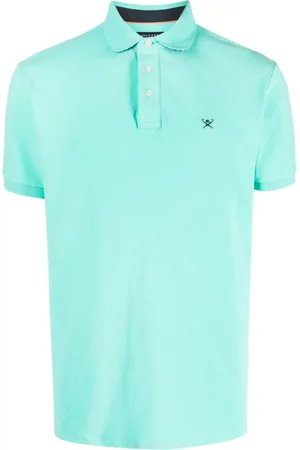 Hackett Logo-embroidered piqué cotton polo shirt