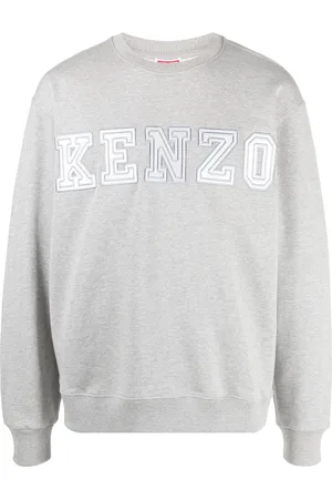 Kenzo Logo-embroidered cotton sweatshirt