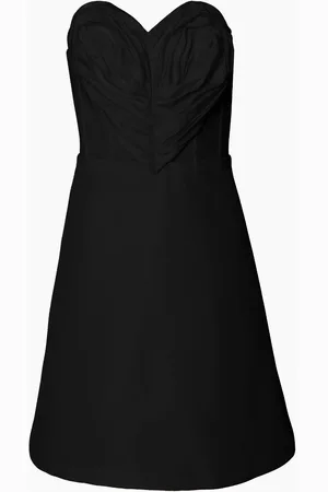 Carolina Herrera Heart-appliqué corset minidress