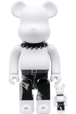 MEDICOM TOY X Andy Warhol x The Rolling Stones "Sticky Fingers" BE@RBRICK 100% and 400% figure set