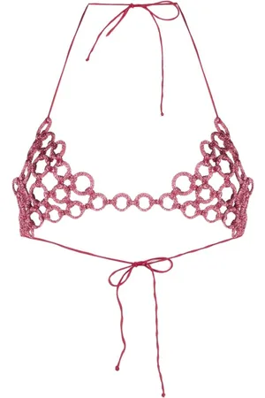 Oseree Lumière multi-ring bralette top