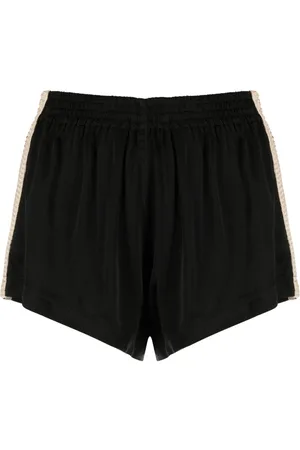 Palm Angels Side-stripe track shorts