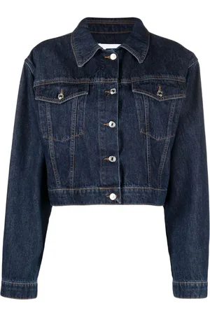 Msgm Spread-collar denim jacket