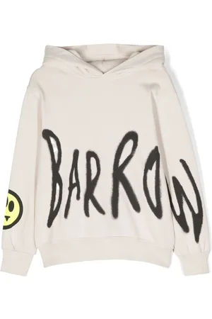 BARROW Logo-print cotton hoodie