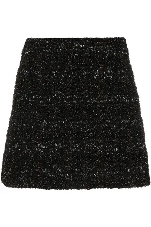 Fabiana Filippi Textured high-waist skirt