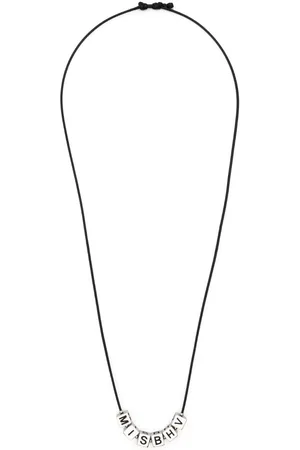 MISBHV Logo-charm cord necklace