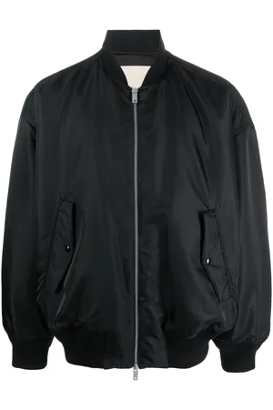 Emporio Armani Zip-up satin-finish bomber jacket