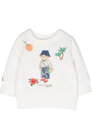 Ralph Lauren Polo Bear-motif cotton-blend sweatshirt