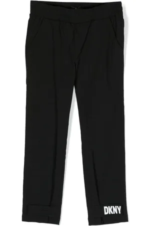 DKNY Logo tab elasticated waistband trousers