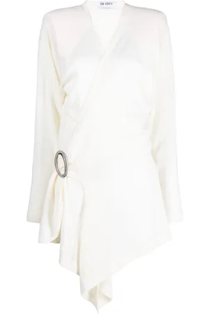 The Attico Hurely wrap minidress