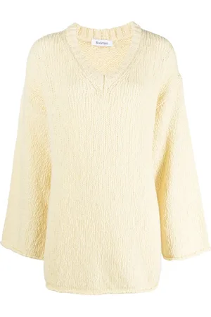 Rodebjer Ermine V-neck wool-cotton jumper