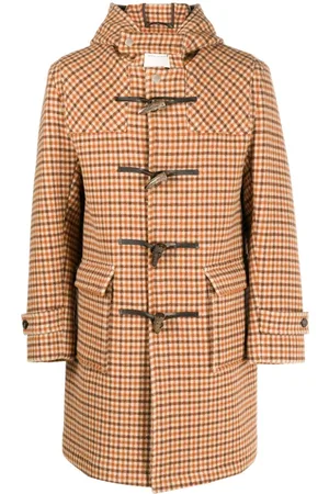 Mackintosh Weir hooded wool duffle coat - Grey