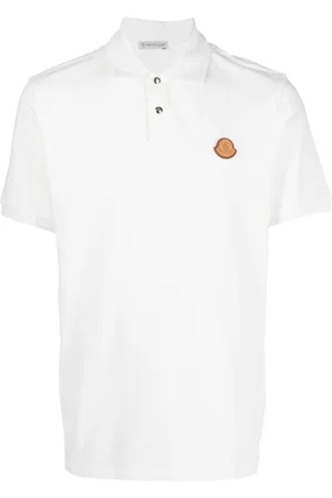 Moncler Logo-patch cotton polo shirt