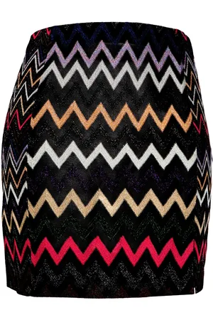Missoni Zigzag crochet-knit miniskirt