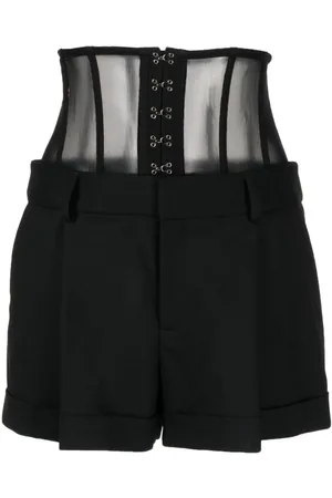 MONSE High-waist bustier shorts