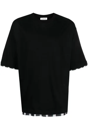 Lanvin Logo-embroidered cotton T-shirt