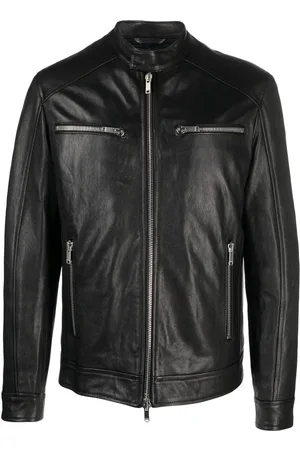 Dondup Leather biker jacket