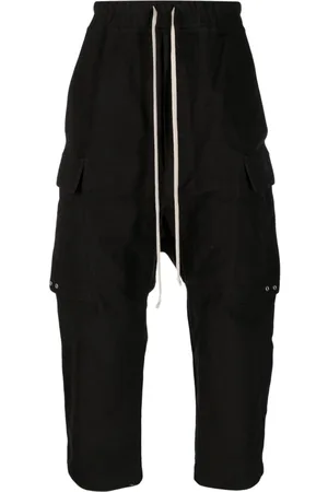 Rick Owens Elasticated-waist drop-crotch trousers
