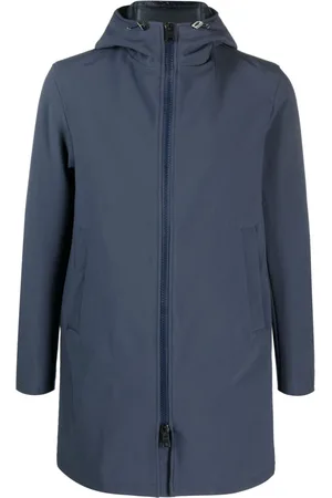 HERNO Drawstring-hood zipped parka