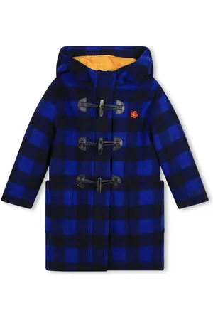 Kenzo Boke Flower check-pattern coat