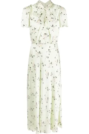 Self-Portrait Floral-print midi shirtdress