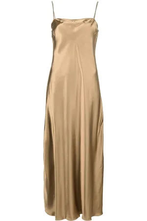 Fabiana Filippi Satin slip midi dress