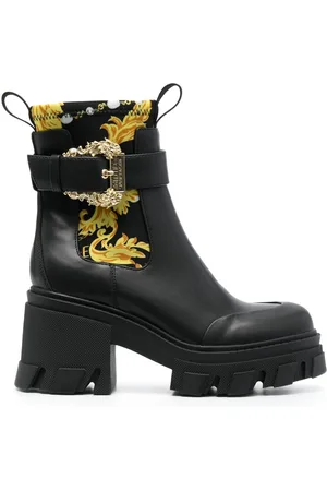 VERSACE Sophie 85mm decorative-buckle boots