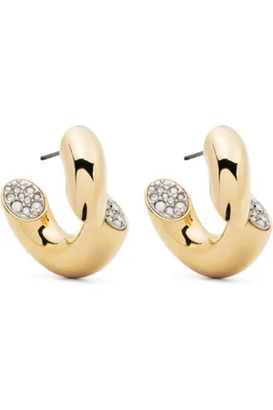 Lanvin Sequence rhinestone-embellished earrings