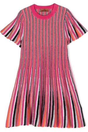 Missoni Striped ribbed knit dress
