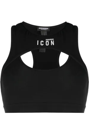Dsquared2 Be Icon cut-out sports bra