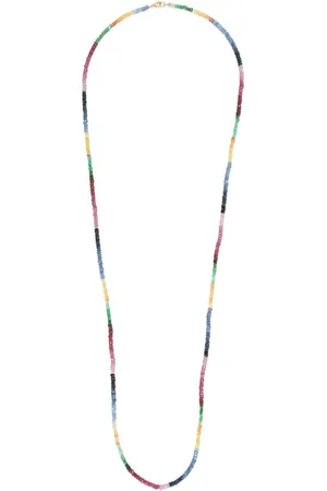 JIA JIA 14kt yellow Arizona sapphire long beaded necklace
