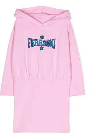 Chiara Ferragni Logo-patch hooded dress